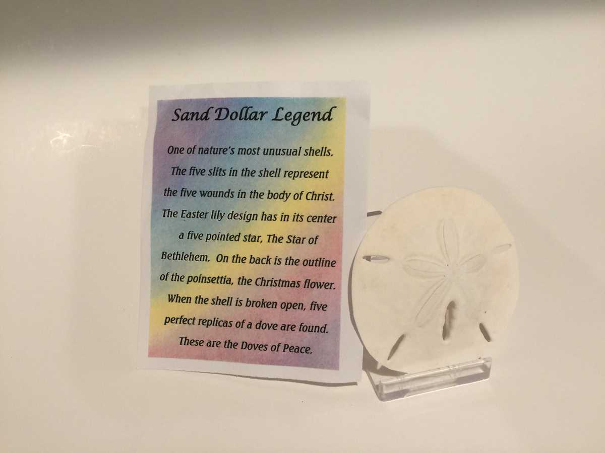 legend of the sand dollar printable