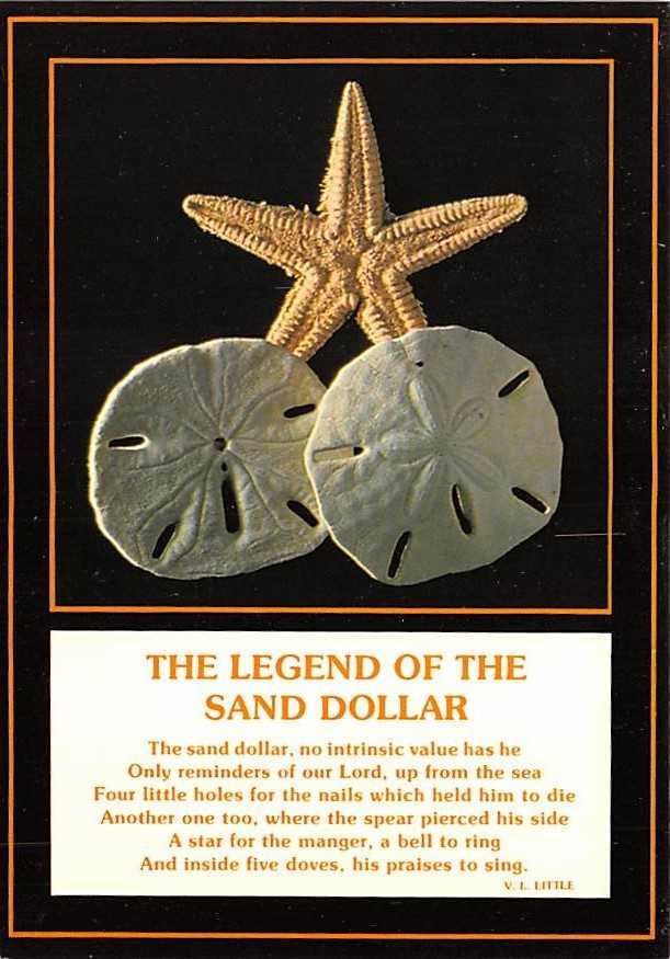 legend of the sand dollar printable