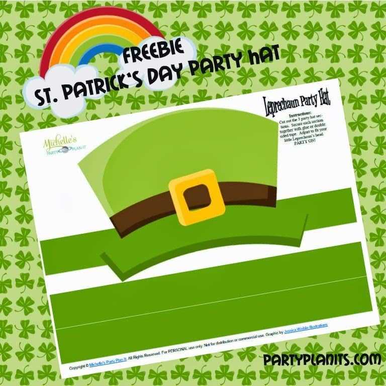 leprechaun hat printable