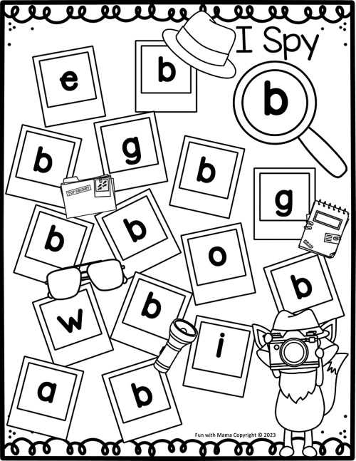 letter b printable activities