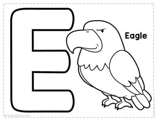 letter e printables