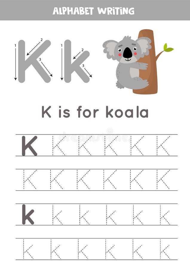 letter k worksheets printable