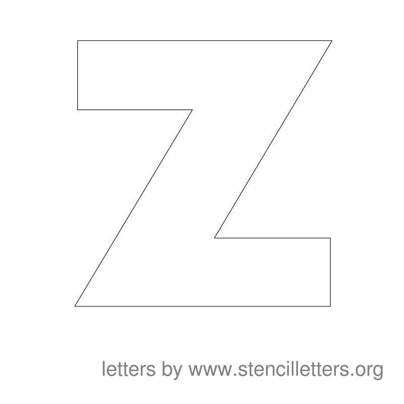 letter s template printable