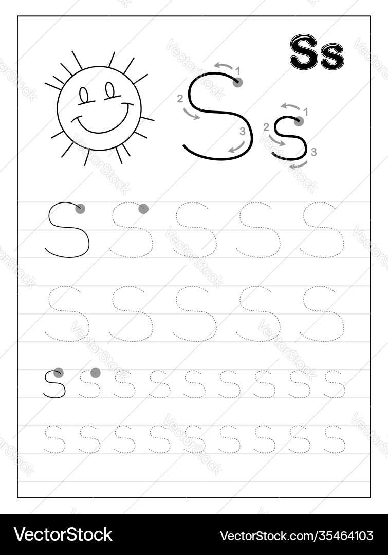 letter s template printable