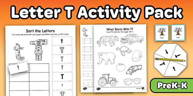 letter t printable worksheets