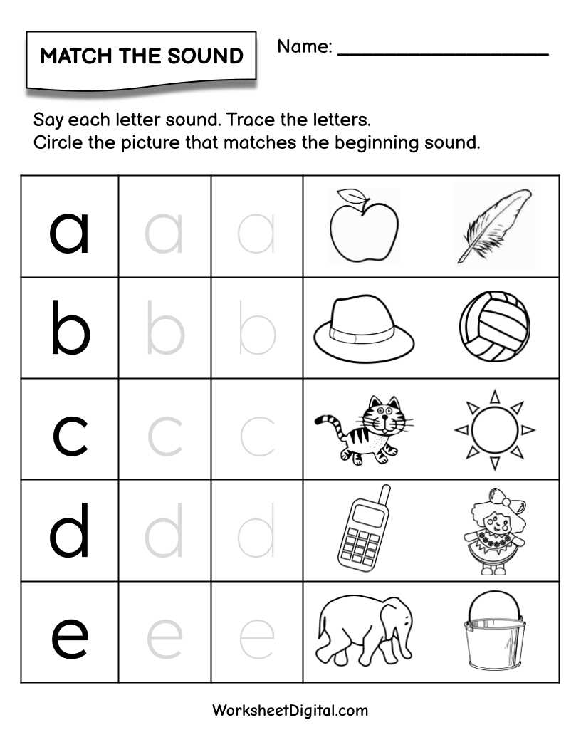 letters and sounds printables