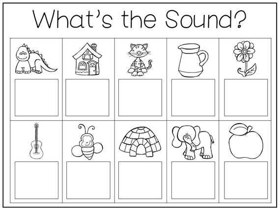 letters and sounds printables