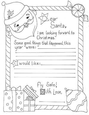 letters to santa printable