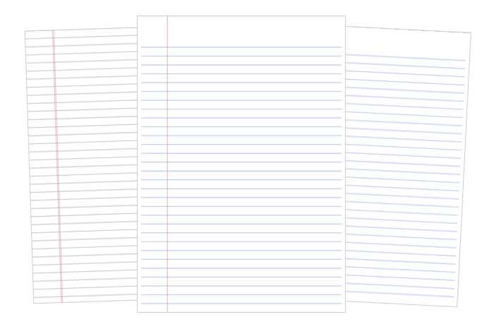 line printable paper