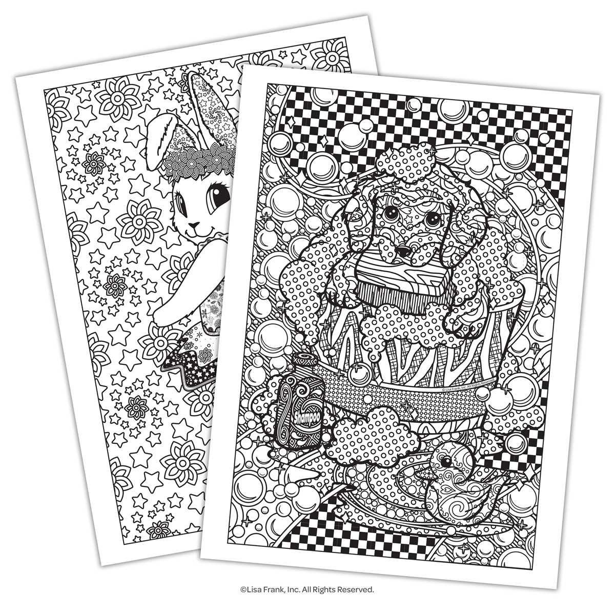 lisa frank coloring pages printable