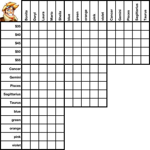 logic puzzles easy printable