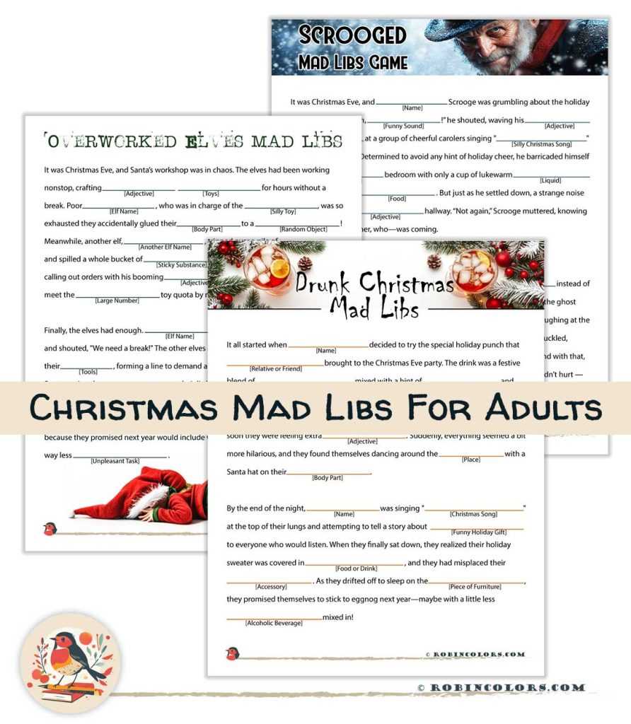 mad lib printables for adults