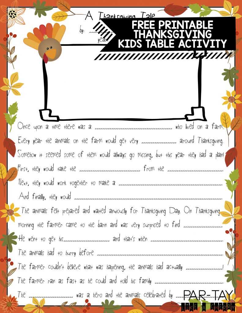 mad libs free printable