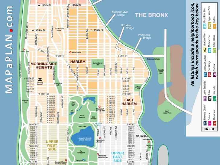manhattan printable map