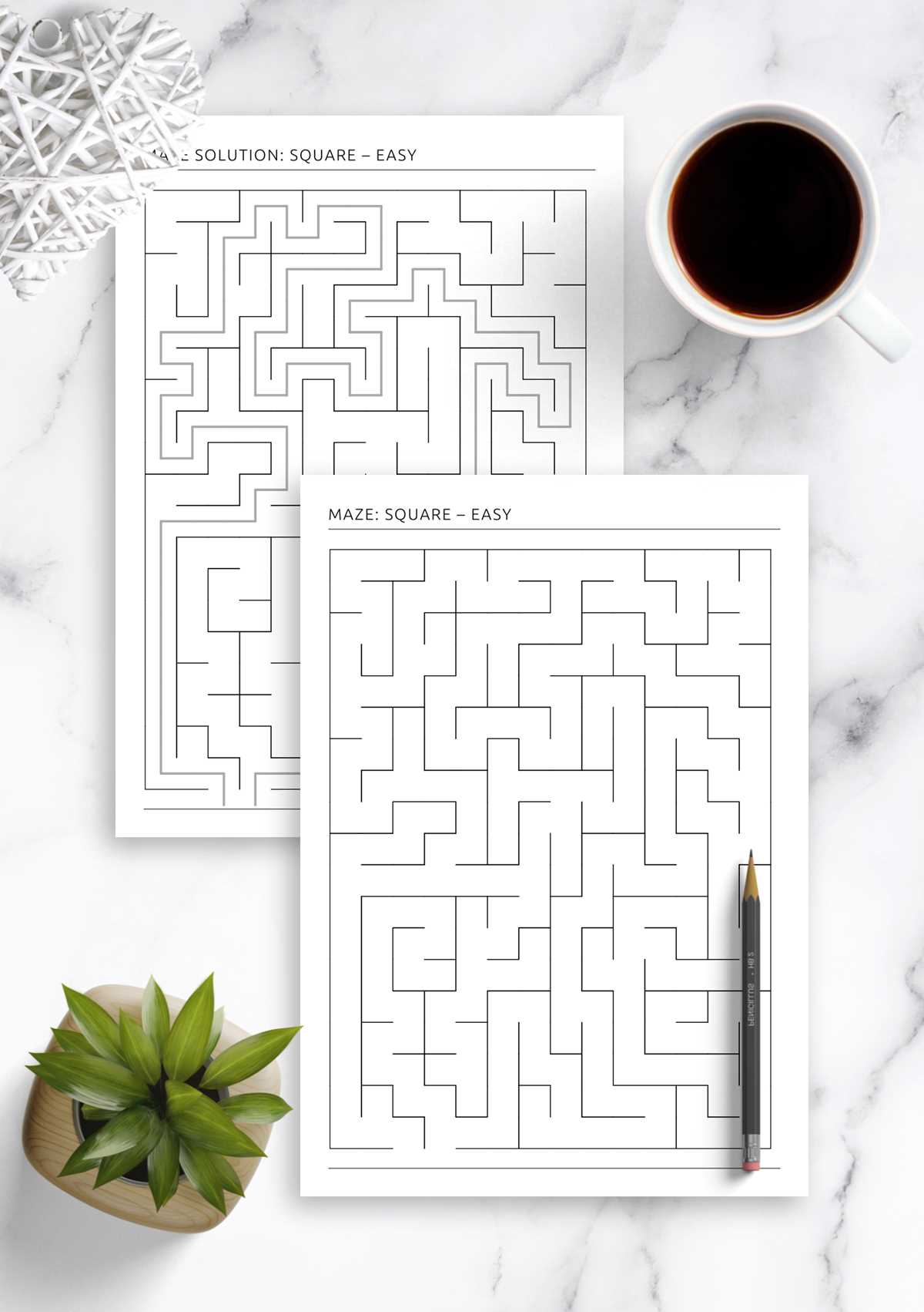 maze printable easy