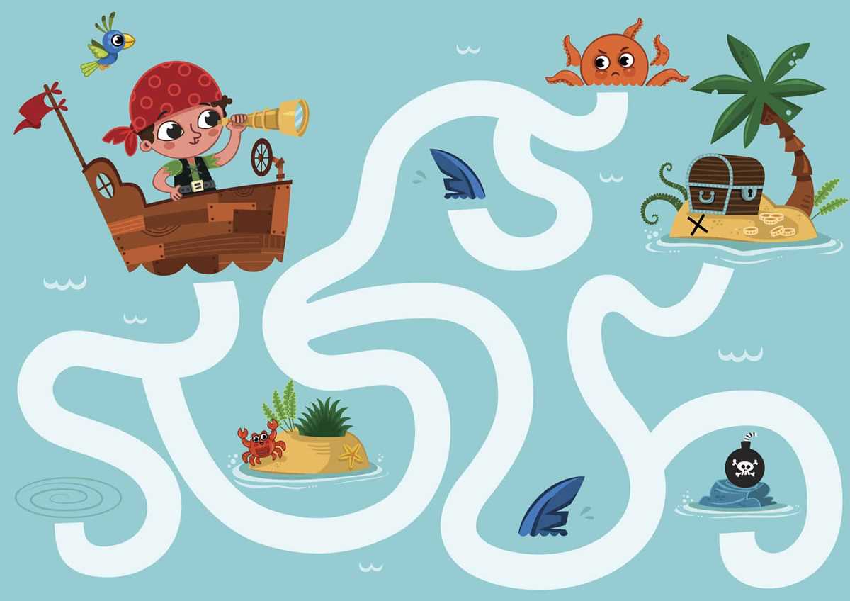 maze printable easy