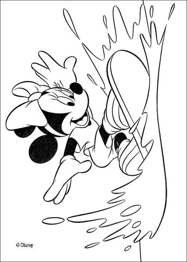 mickey and minnie printable coloring pages