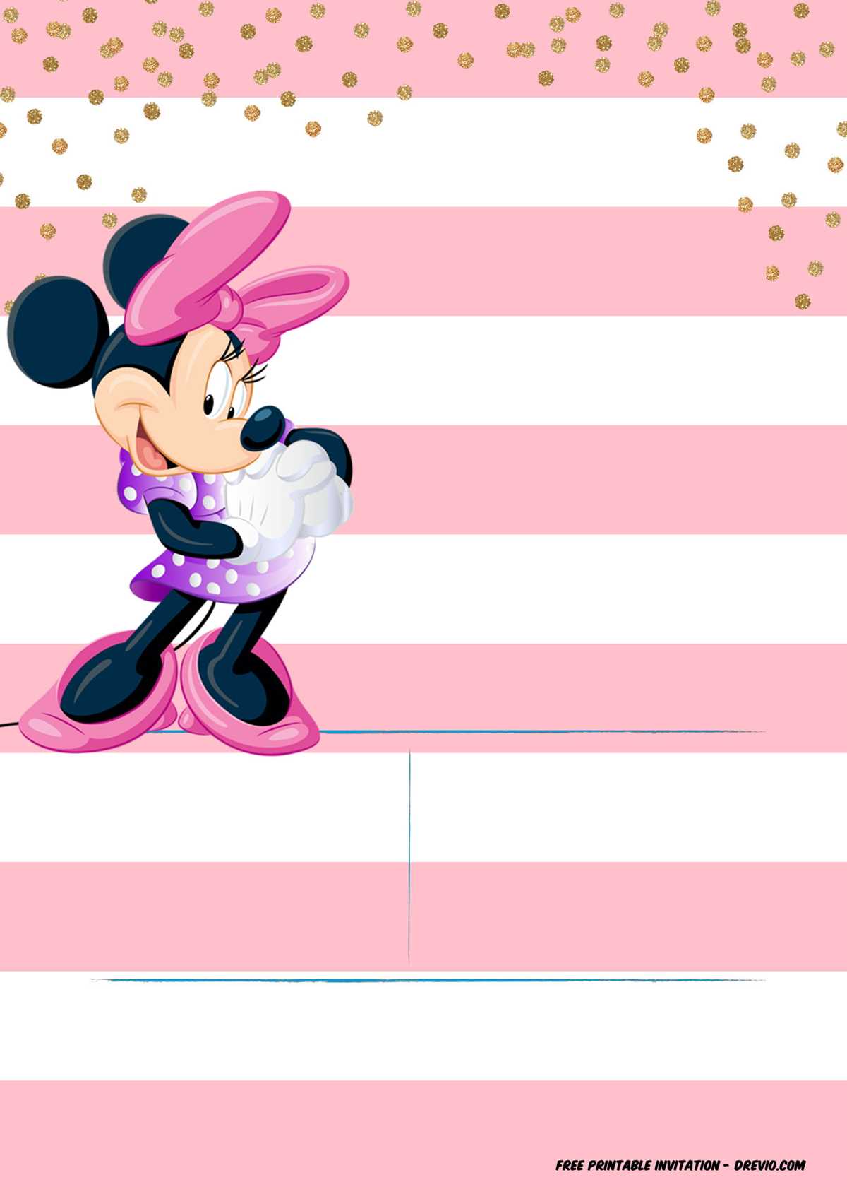 minnie mouse outline printable
