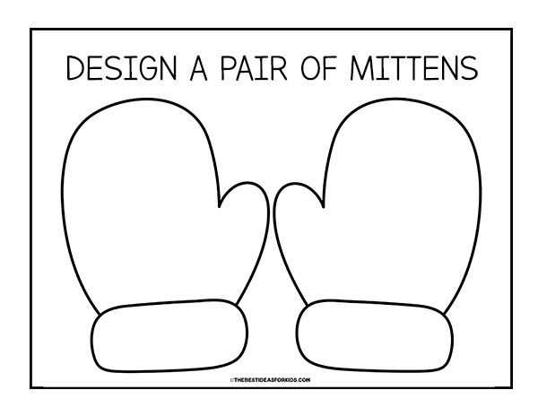 mittens free printable