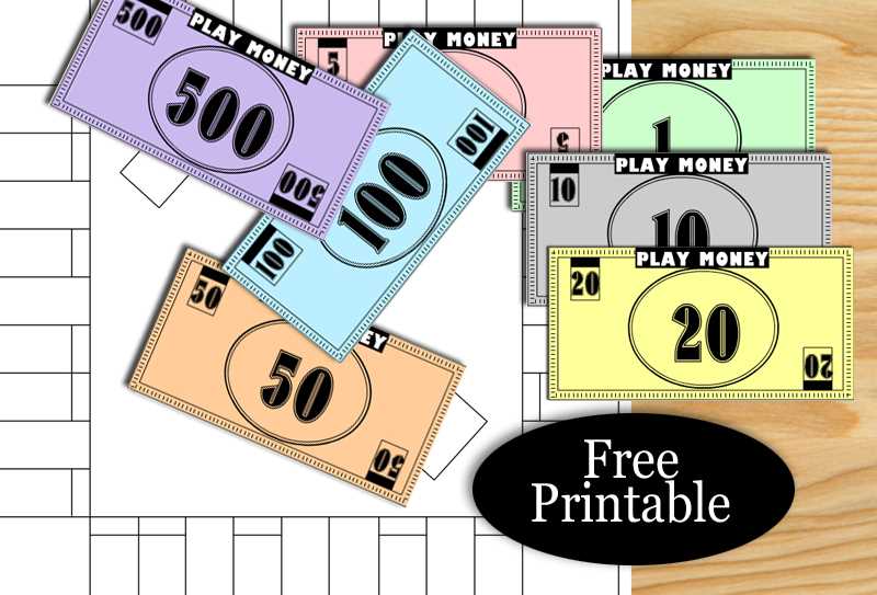 monopoly game printable