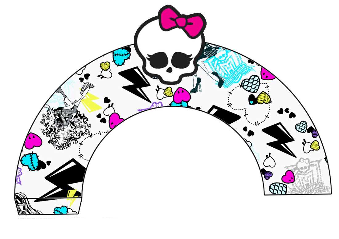 monster high cake topper printable