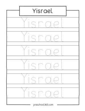 name sheets printable
