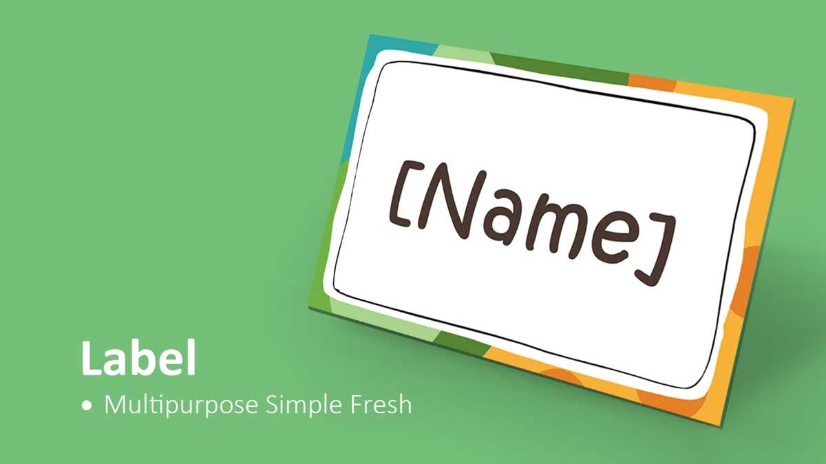 name tag free printable