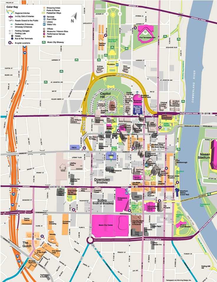 nashville map printable