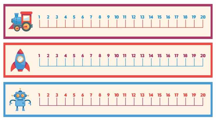 number line printable 1 20