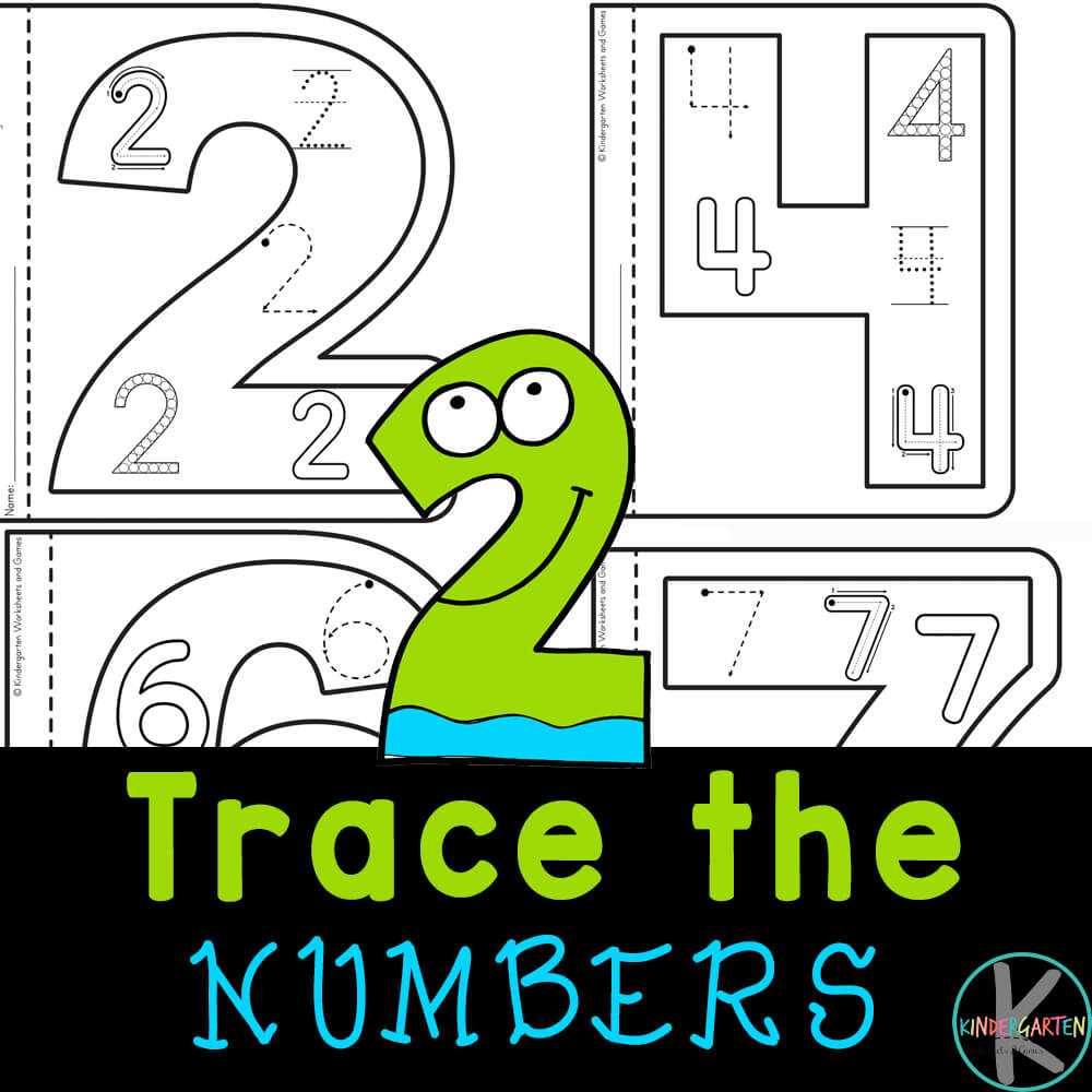 number tracing free printable