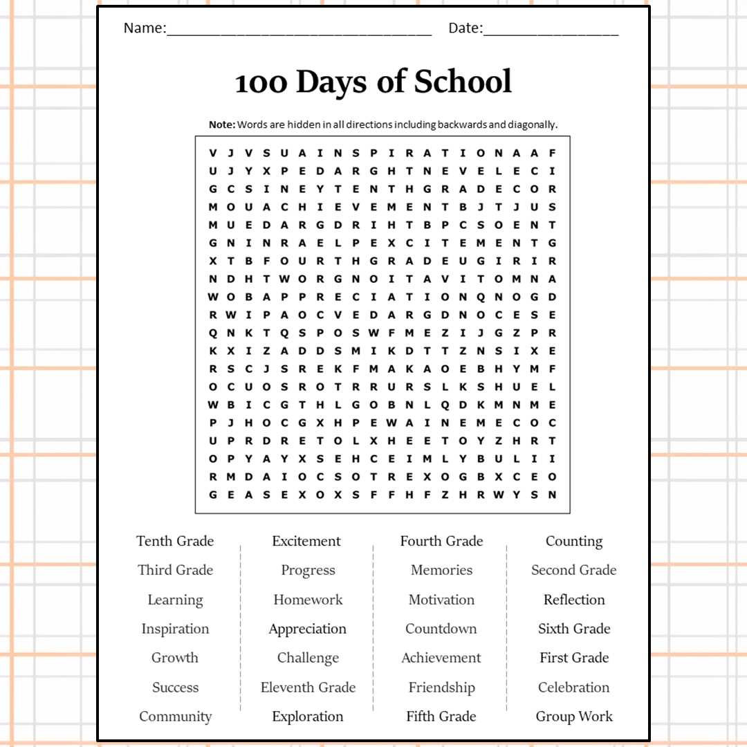 number word search printable
