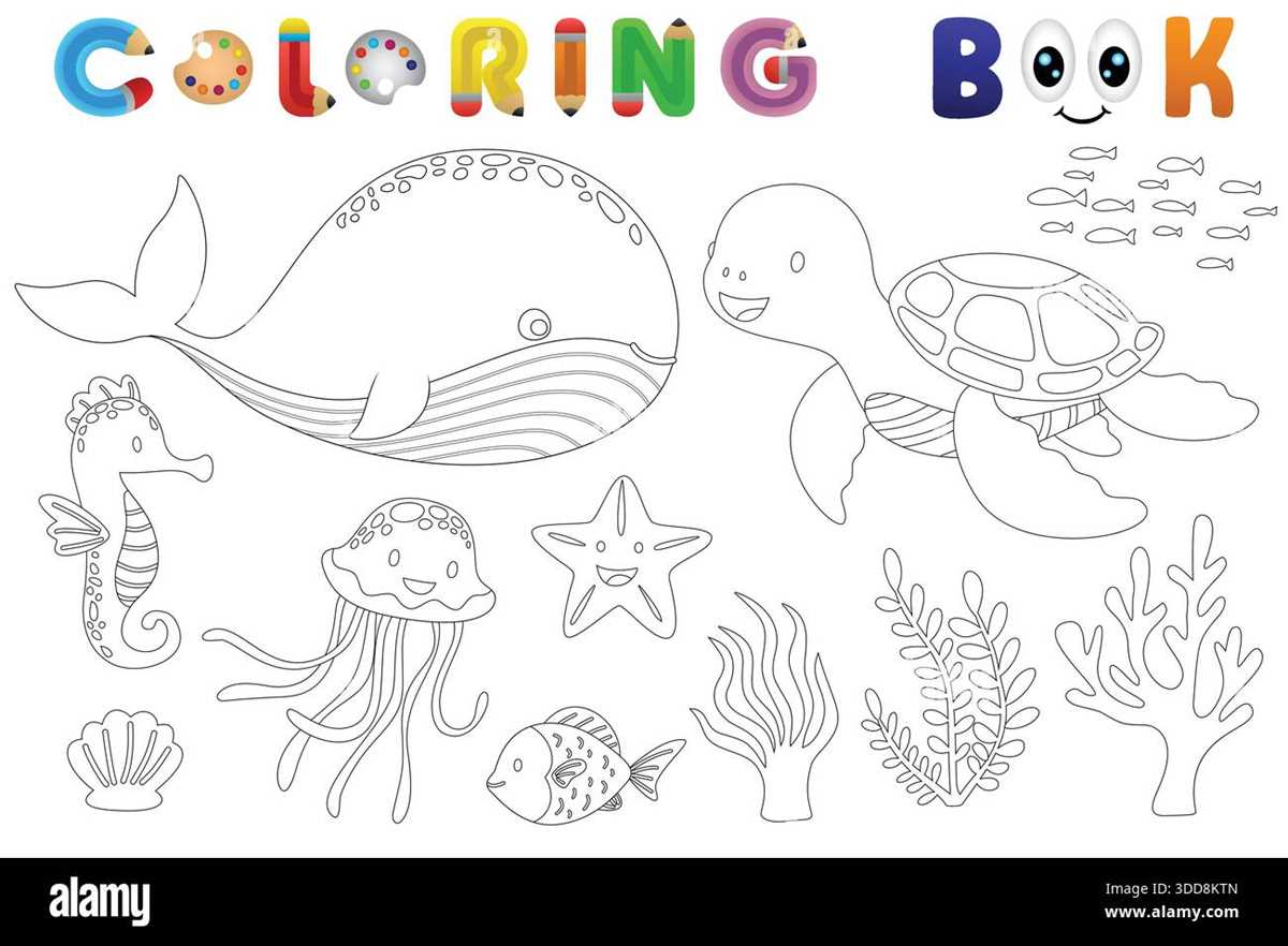 ocean animals coloring pages printable