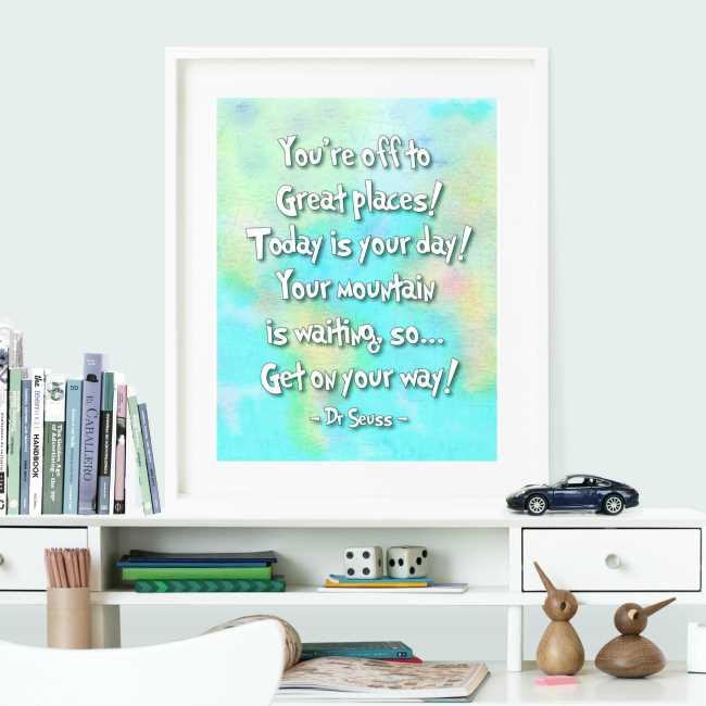 oh the places youll go printables free