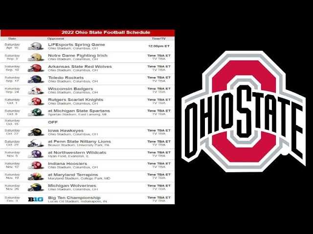 osu printable football schedule