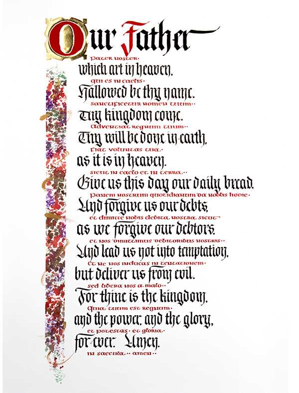 our father prayer printable