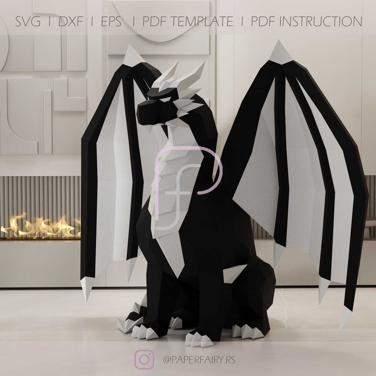 paper dragon printable
