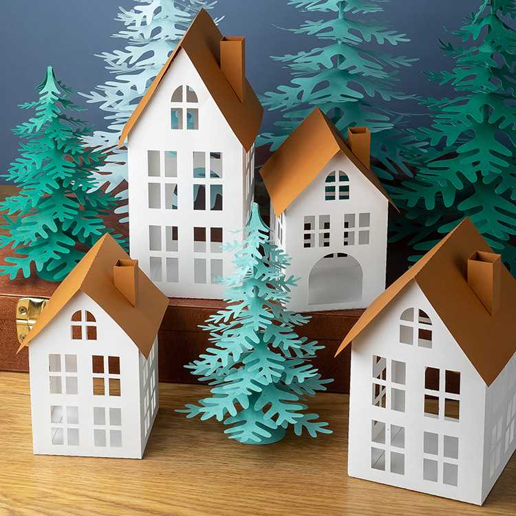 paper house template printable