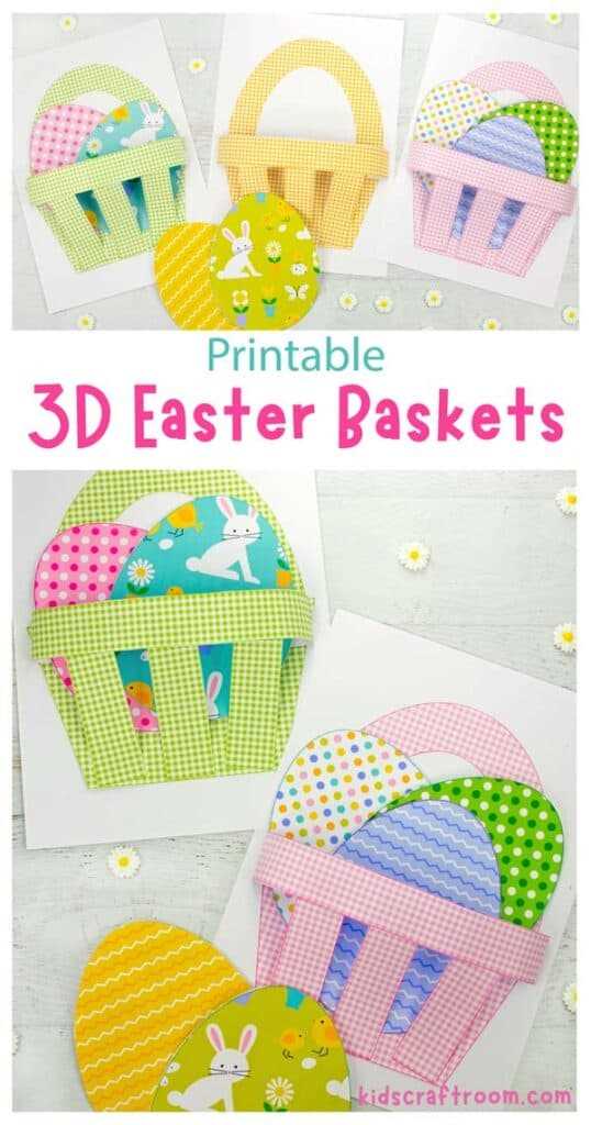 papercraft printable easter crafts
