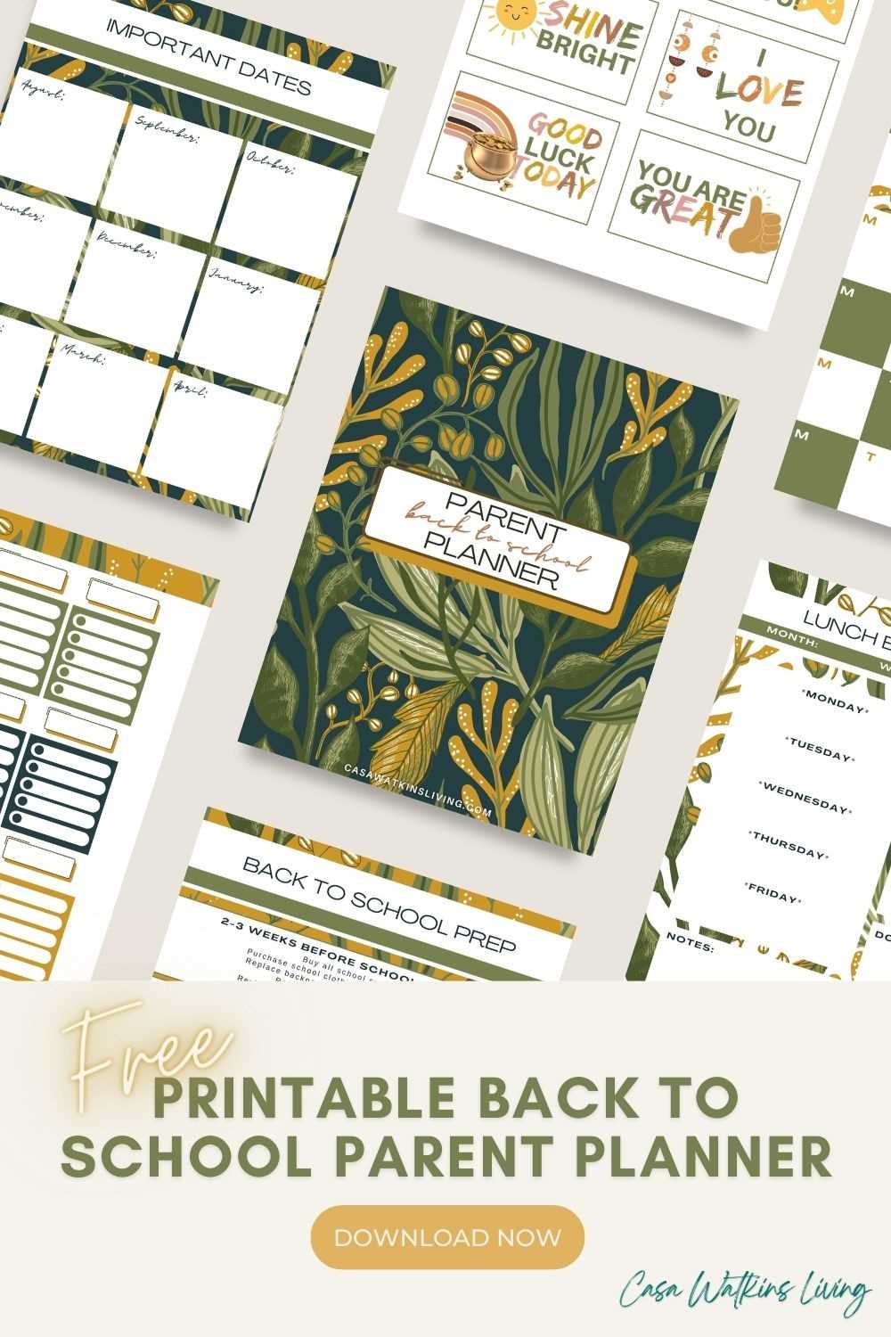 parent board printables free