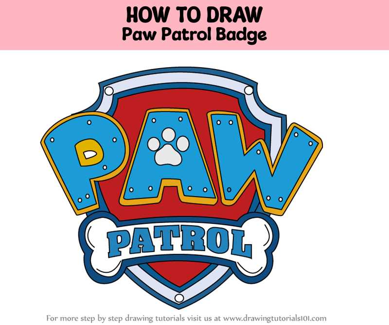 paw patrol badge printable