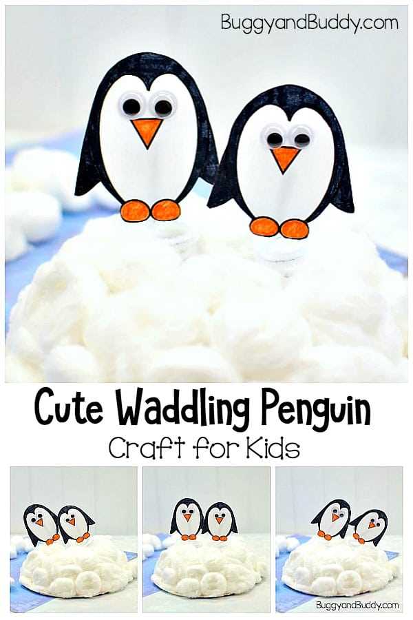 penguin template printable