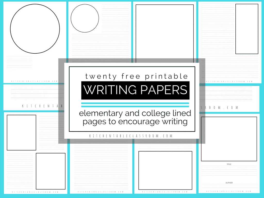 penmanship paper free printable