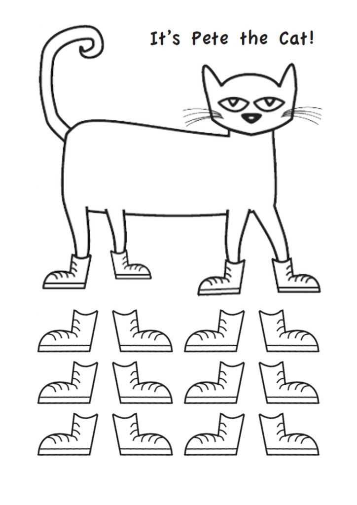 pete the cat activities printable