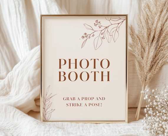 photo booth sign printable