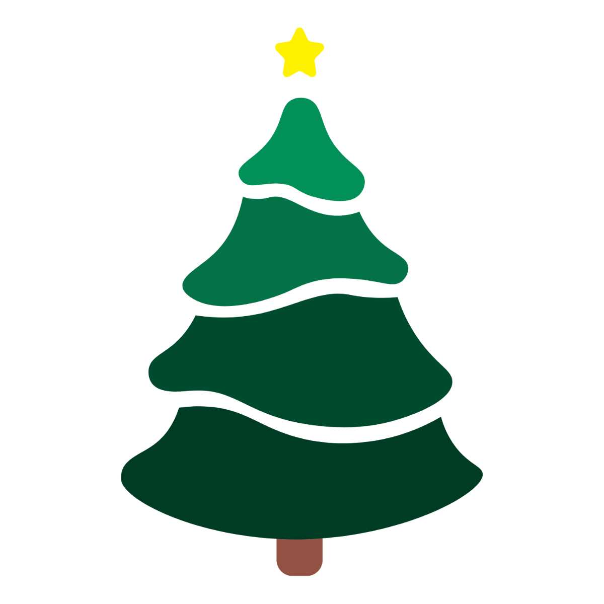 picture of a christmas tree printable