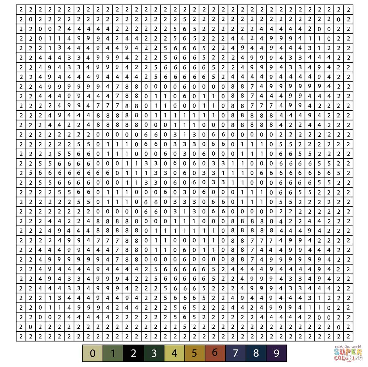 pixel hidden mystery color by number printables