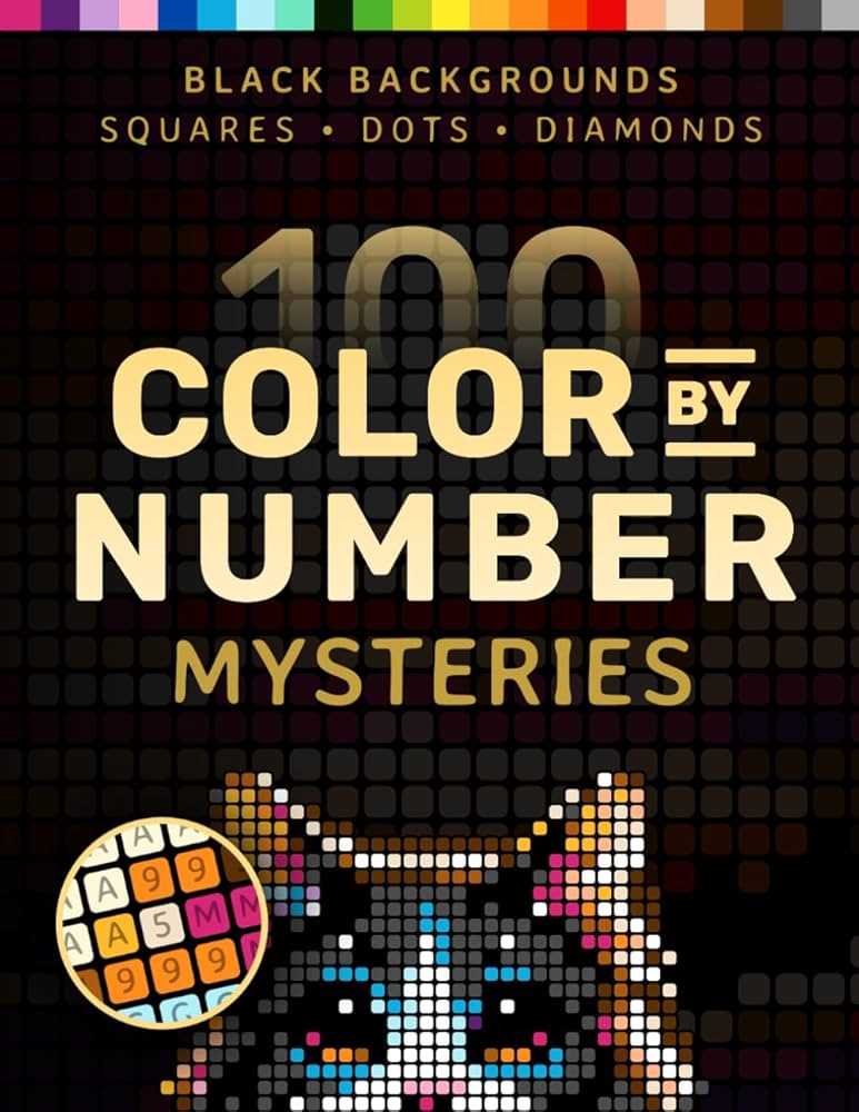 pixel hidden mystery color by number printables