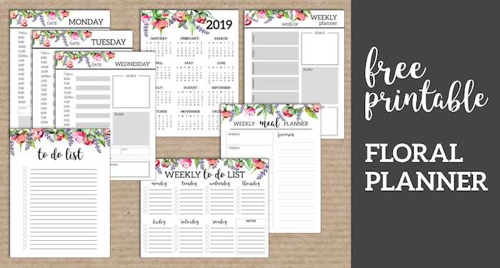 planner printables cute