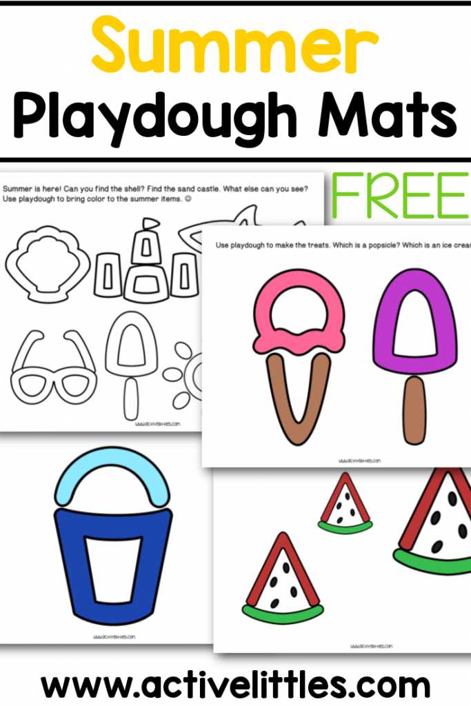 playdough mat printables