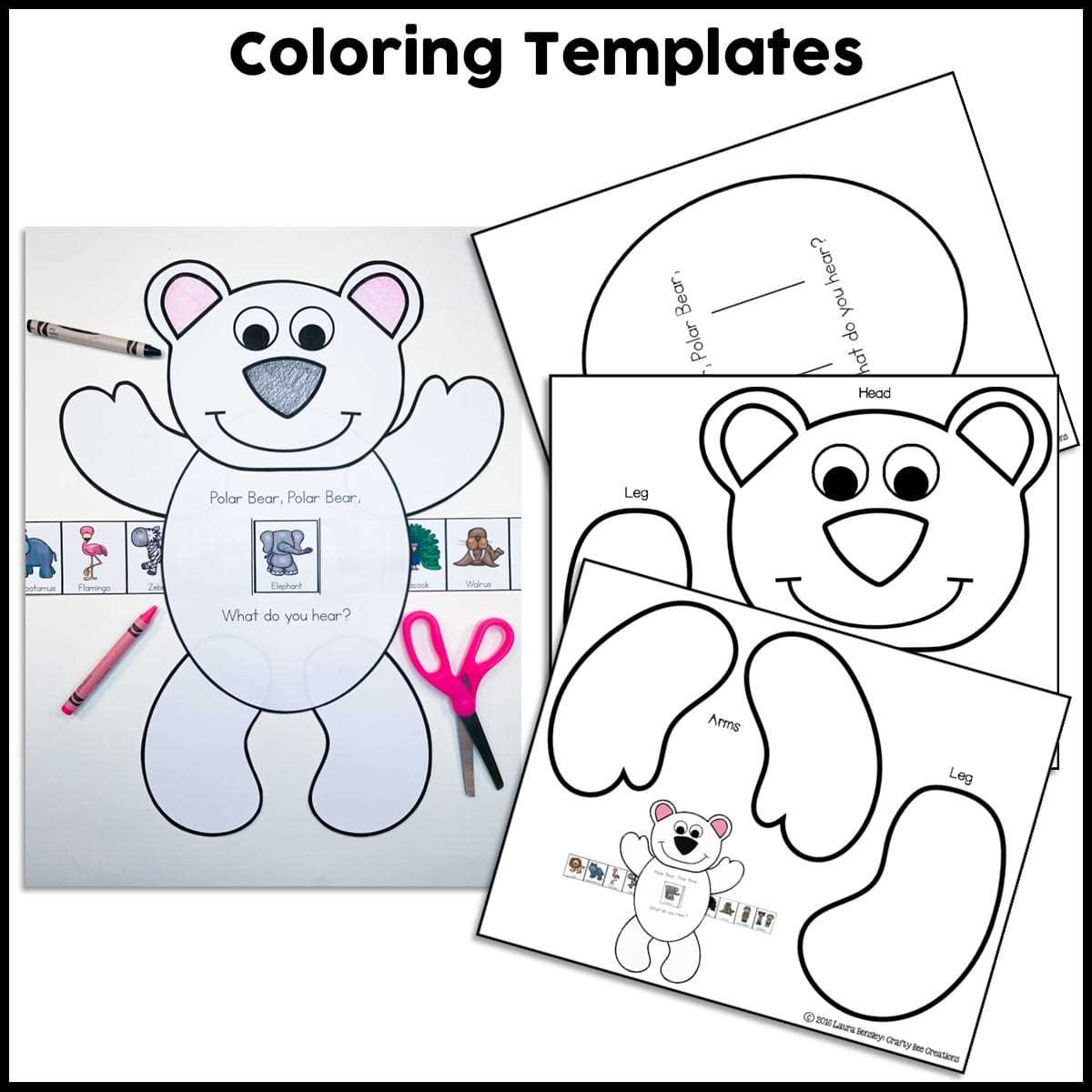 polar bear polar bear what do you hear printable book